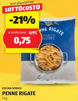 ALDI Cucina nobile penne rigate offerta