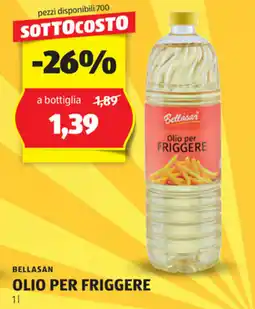 ALDI Bellasan olio per friggere offerta