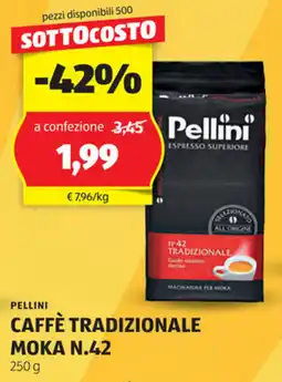 ALDI Pellini caffè tradizionale moka n.42 offerta
