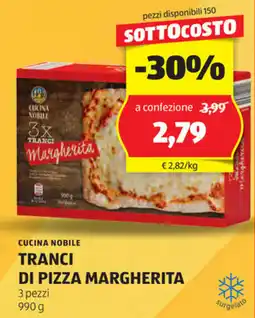 ALDI Cucina nobile tranci di pizza margherita offerta