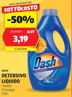ALDI Dash detersivo liquido offerta