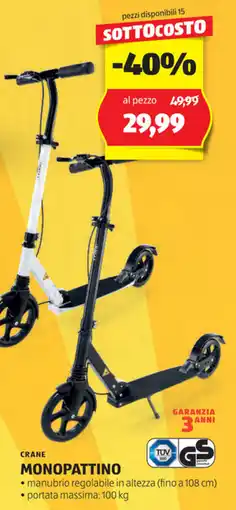 ALDI Crane monopattino offerta