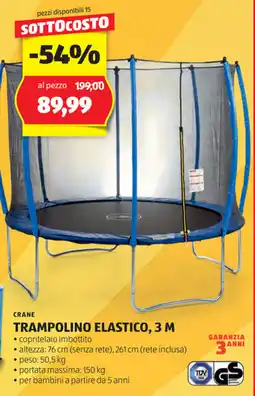 ALDI Crane trampolino elastico, 3 m offerta