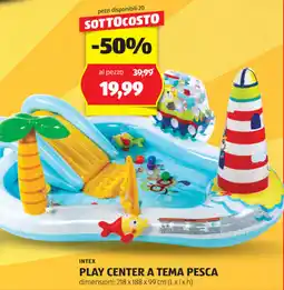 ALDI Intex play center a tema pesca offerta
