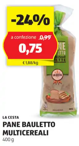 ALDI La cesta pane bauletto multicereali offerta