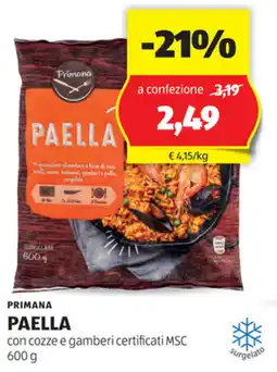 ALDI Primana paella offerta