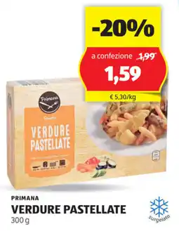 ALDI Primana verdure pastellate offerta