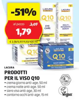 ALDI Lacura prodotti per il viso q10 offerta