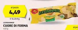 ALDI Leerdammer cuore di forma offerta