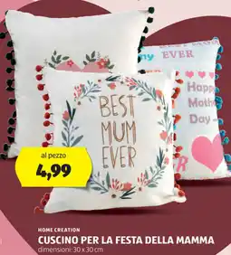 ALDI Home creation cuscino per la festa della mamma offerta