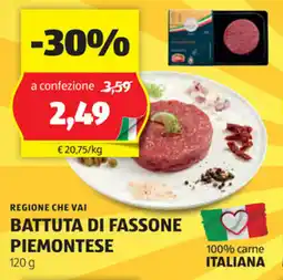 ALDI Regione che vai battuta di fassone piemontese offerta