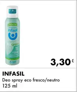 Iper Tosano INFASIL Deo spray eco fresco/neutro offerta
