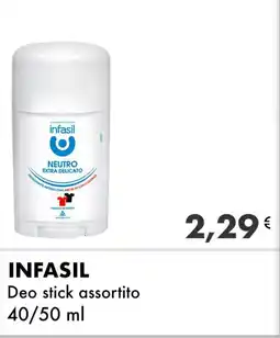 Iper Tosano INFASIL Deo stick assortito offerta