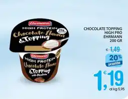 Qui Discount Chocolate topping high pro EHRMANN offerta