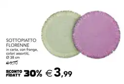 Esselunga SOTTOPIATTO FLORENNE offerta