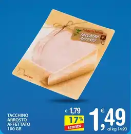 Qui Discount Tacchino arrosto affettato offerta