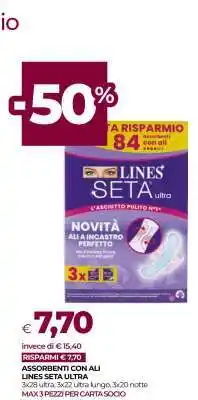 Coop Assorbenti con ali Lines Seta Ultra offerta