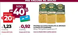 Coop Pastina all'Uovo Trafilata al Bronzo La Pasta di Camerino offerta