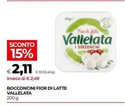 Coop BOCCONCINI FIOR DI LATTE VALLELATA offerta