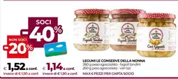 Coop LEGUMI LE CONSERVE DELLA NONNA offerta