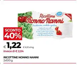 Coop RICOTTINE NONNO NANNI offerta