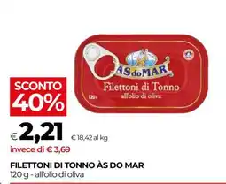 Coop FILETTONI DI TONNO AS DO MAR offerta