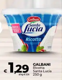 Coop GALBANI Ricotta Santa Lucia offerta