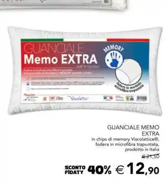 Esselunga GUANCIALE MEMO EXTRA offerta