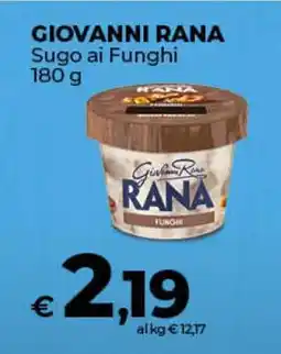 Coop Giovanni Rana Sugo ai Funghi offerta