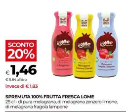 Coop Spremuta 100% Frutta Fresca Lome offerta