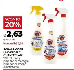 Coop Sgrassatore Universale Chanteclair offerta