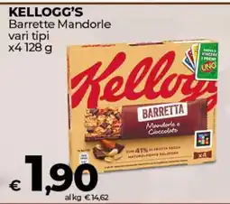 Coop KELLOGG'S Barrette Mandorle vari tipi offerta