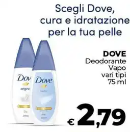 Coop DOVE Deodorante Vapo offerta