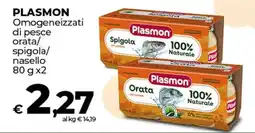 Coop PLASMON Omogeneizzati di pesce orata/spigola/nasello offerta