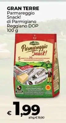 Coop GRAN TERRE Parmareggio Snack! offerta