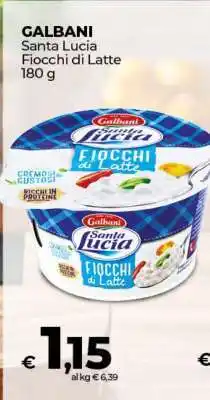 Coop GALBANI Santa Lucia fiocchi di latte offerta