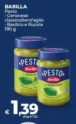 Coop BARILLA Pesto offerta