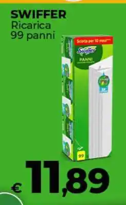 Coop SWIFFER Ricarica 99 panni offerta