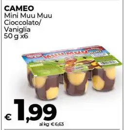 Coop CAMEO Mini Muu Muu Cioccolato/Vaniglia offerta