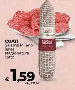 Coop COATI Salame Milano offerta