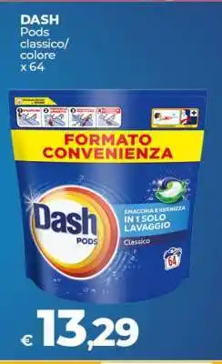 Coop DASH Pods classico/colore x 64 offerta