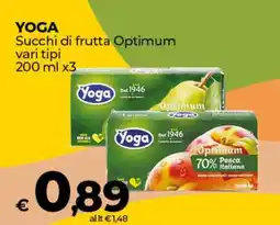 Coop YOGA Succhi di frutta Optimum vari tipi offerta