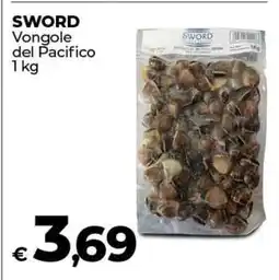 Coop SWORD Vongole del Pacifico offerta