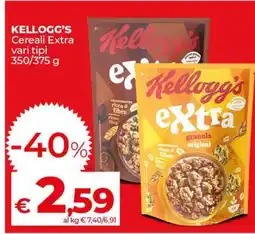 Coop KELLOGG'S Cereali Extra vari tipi offerta