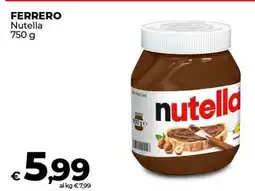 Coop Ferrero Nutella offerta