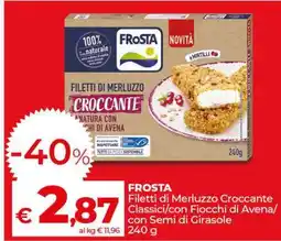 Coop FROSTA Filetti di Merluzzo Croccante offerta
