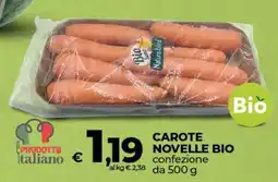 Coop CAROTE NOVELLE BIO offerta