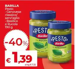 Coop BARILLA Pesto offerta
