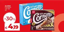 Coop ALGIDA Cornetto vari tipi x6 offerta