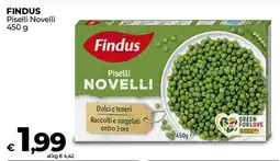 Coop FINDUS Piselli Novelli 450 g offerta
